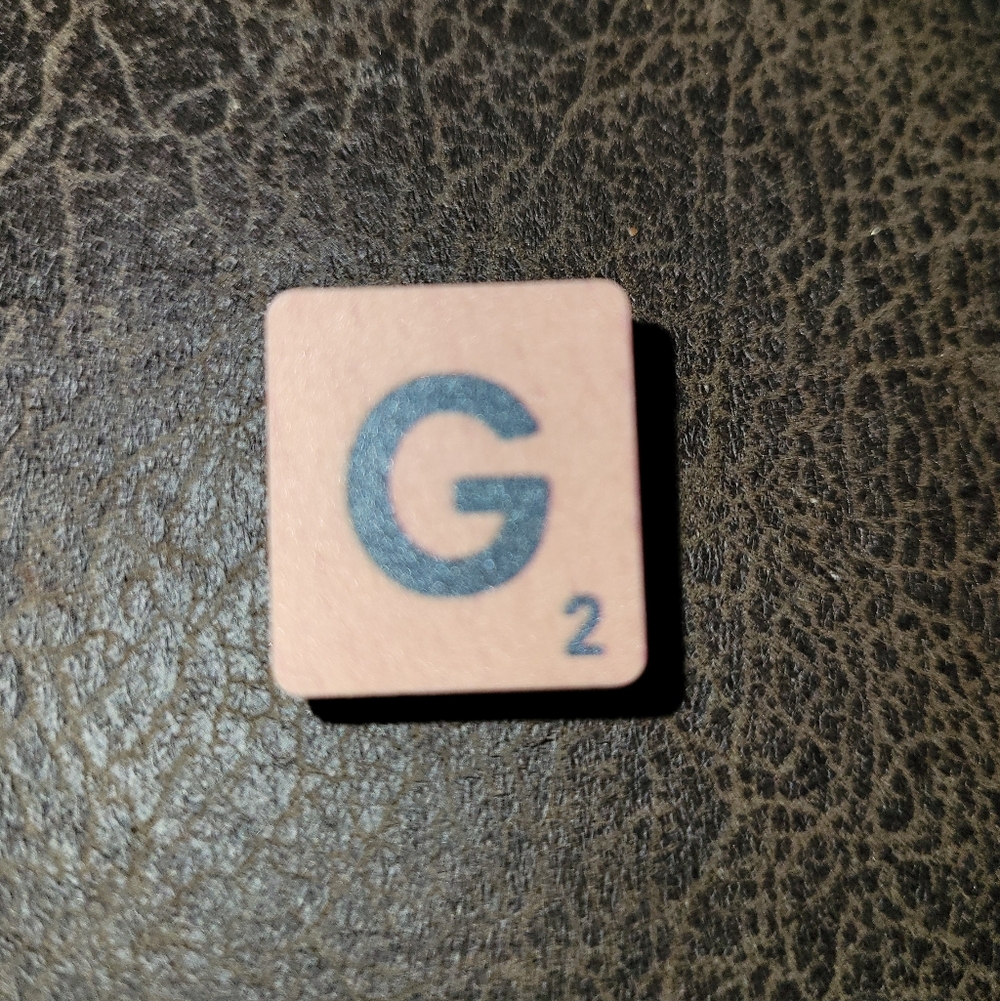 2/$10 Hasbro Scrubble/Scrabble Letter "G" Crocs Jibbitz Charm New